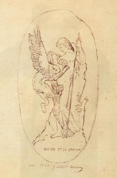 Gustave Moreau : Oedipe Et Le Sphinx
